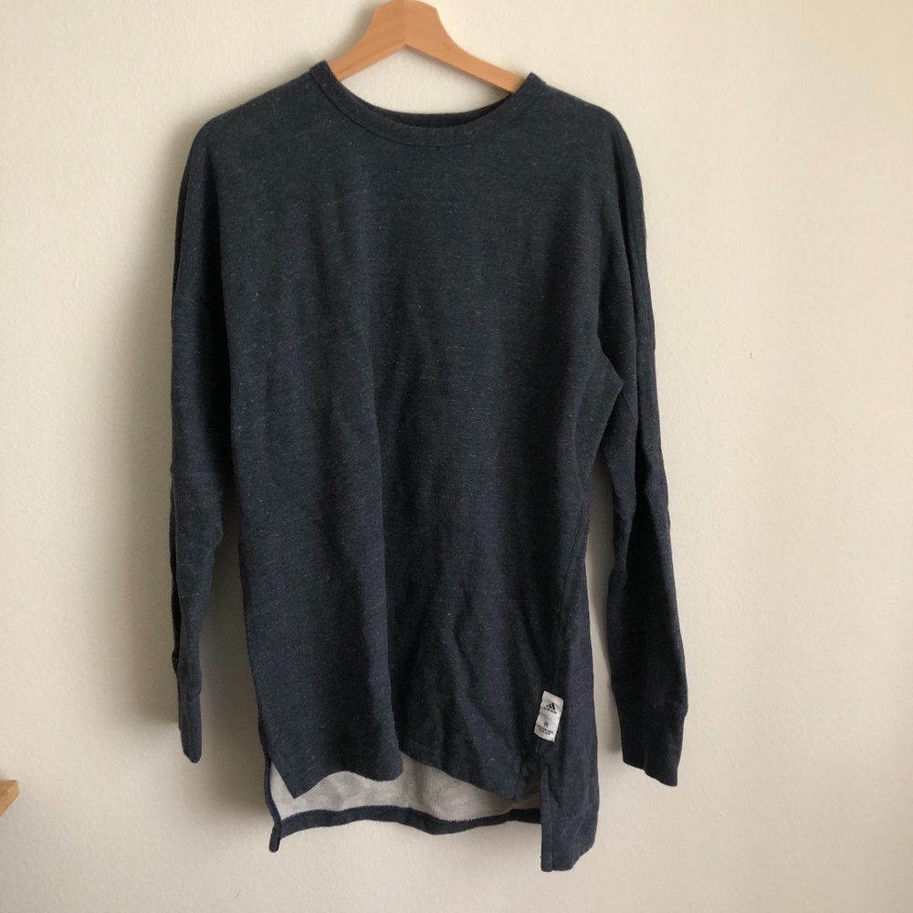 Adidas x Reigning Champ Crew Sweatshirt Blue L